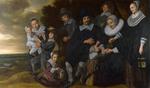 欧洲12-19世纪油画六_HALS, Frans - Family Group in a Landscape2